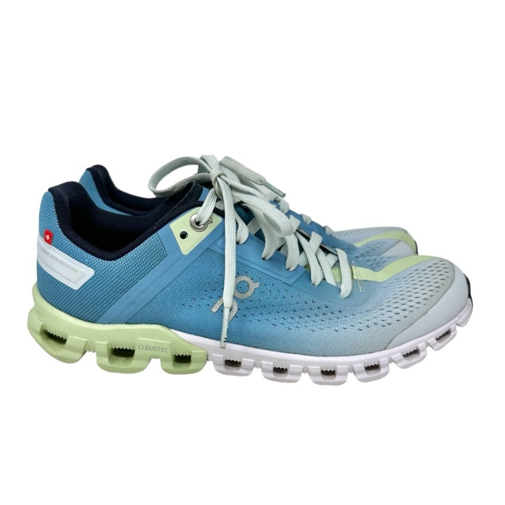 On Running Women's Cloudtec Sneakers - Blue and Green